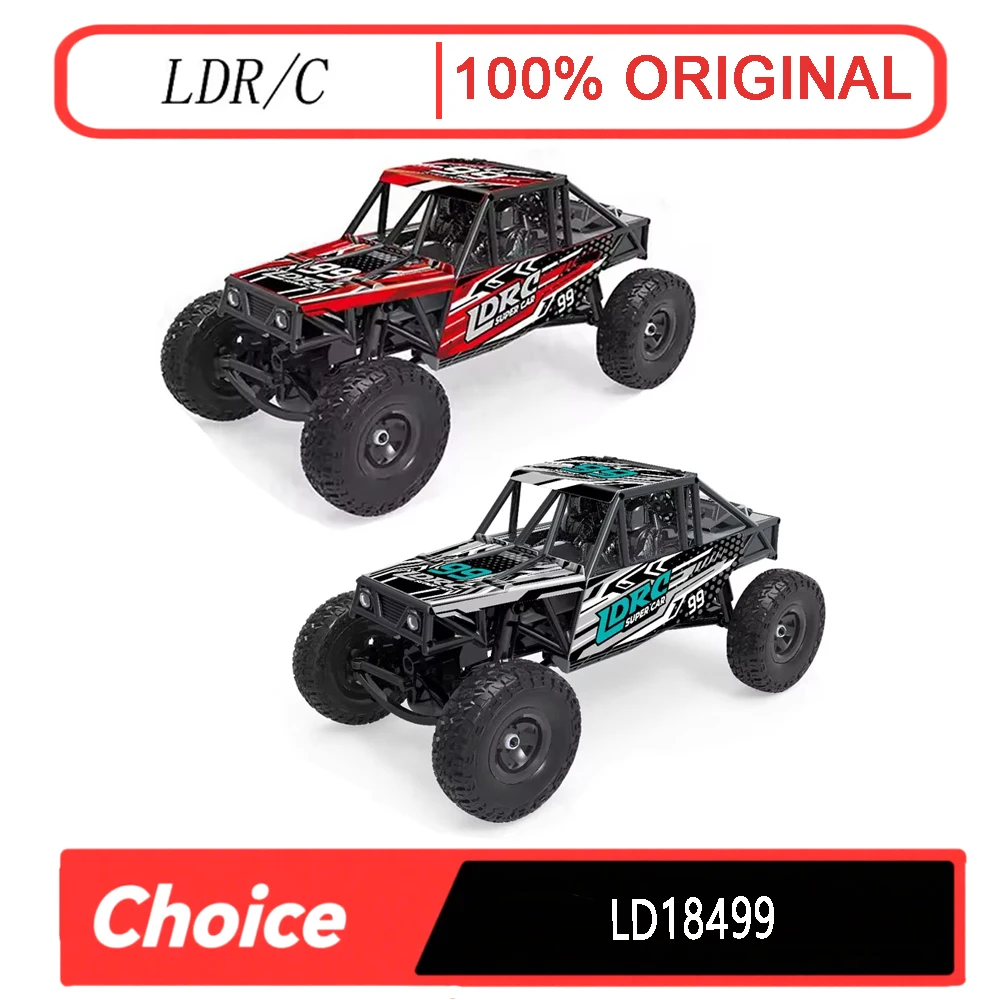 

LDRC LD18499 1:18 4x4 4WD RC автомобиль с дистанционным управлением, игрушечная модель автомобиля для мальчиков, подарок для бездорожья, масштабная игрушечная машина