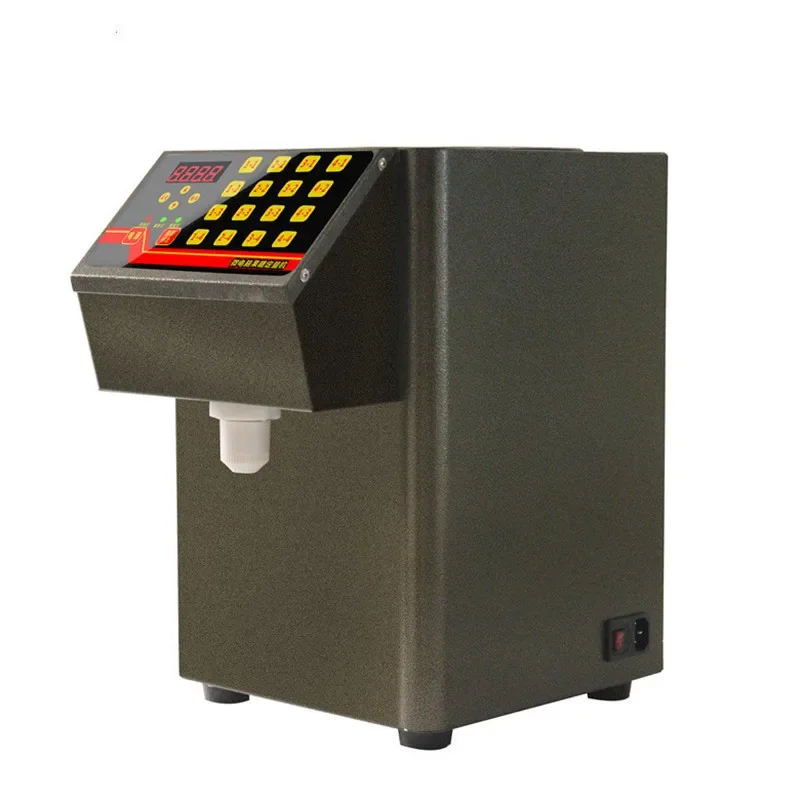 Fruktose maschine 16 Arten Sirup Spender 8l Behlogioter Geg Bubble Tea/cafetería Expuesto de fructosa Quant izer
