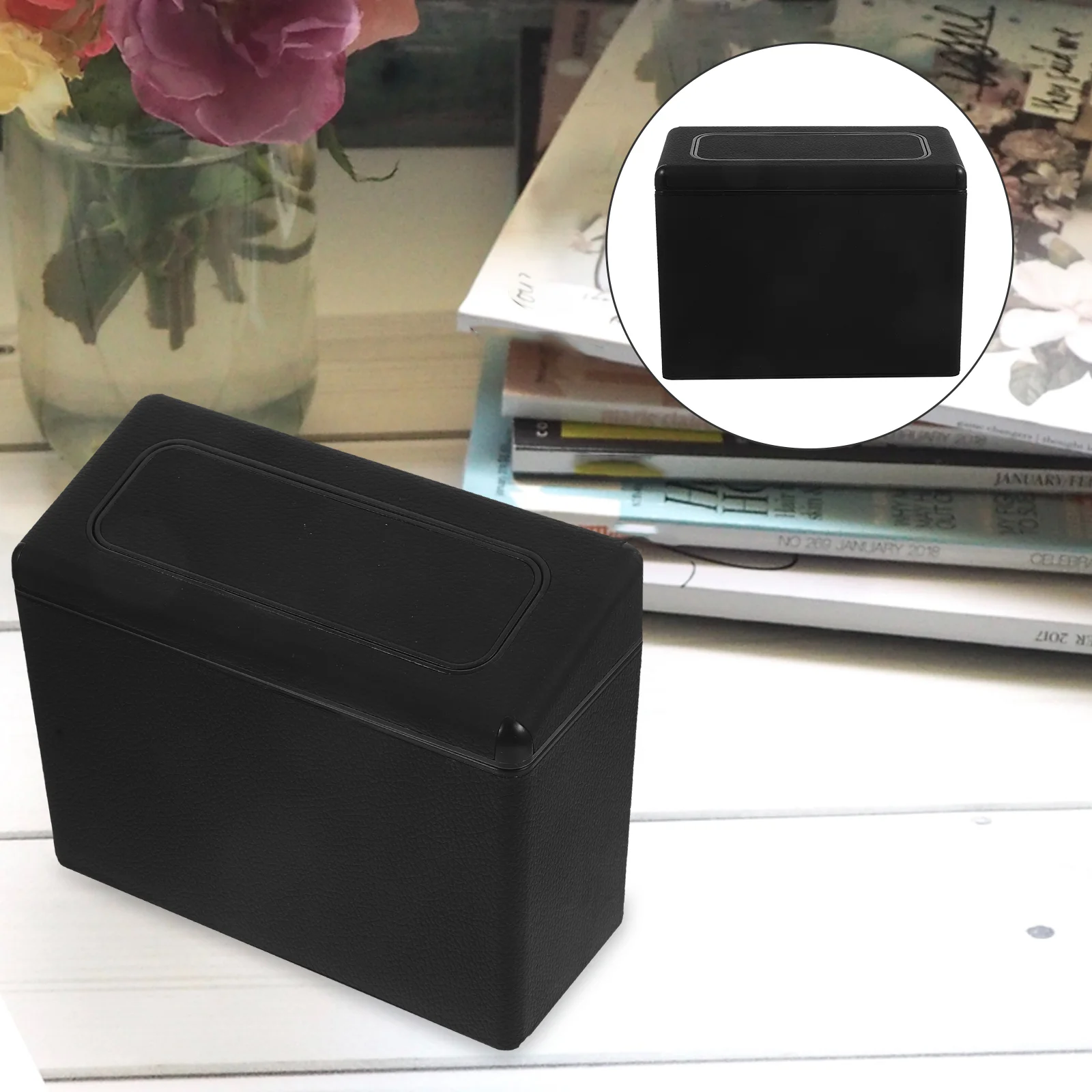 

Garbage Small Car Wastebasket Bin Vehicle Trash Bin Durable Artificial Odor Proof Dustbin For Car Office Home Use