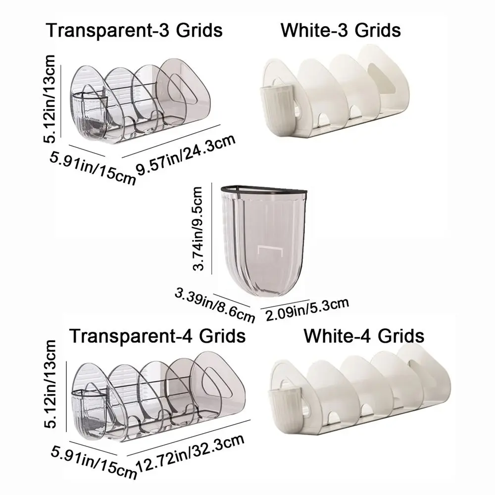 Creative Desktop Book Stand Desk Plastic Transparent Storage Box Pen Holder Bookcase Office File Student Book Shelf