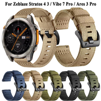 Straps For Zeblaze Stratos 4 3 2 Watch Band Bracelet Correa 22mm Sports Silicone For Zeblaze Vibe 7/7 Pro / Ares 3 Pro Wristband