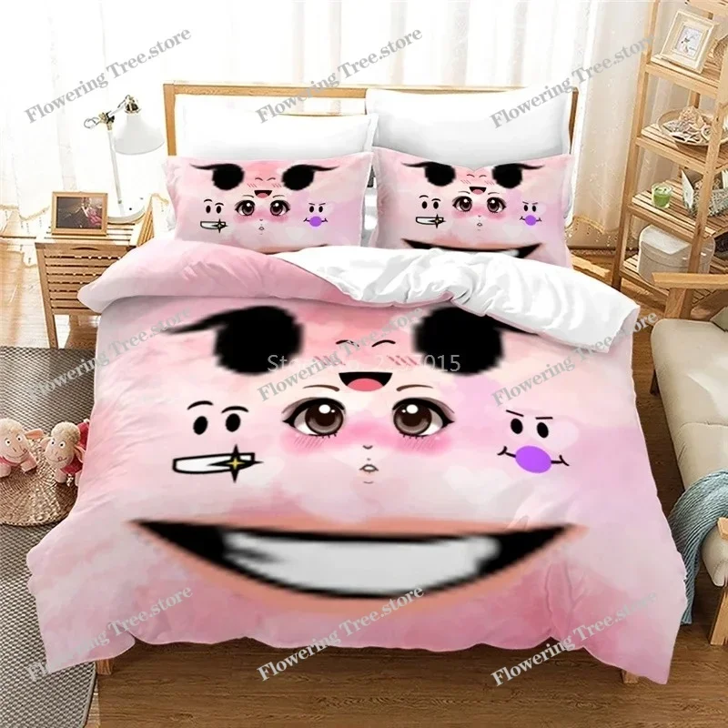 

3D Cartoon Games Pattern Duvet Cover with Pillowcase Children Bedding Set Single Double Twin Full Queen King for Bedroom Decor