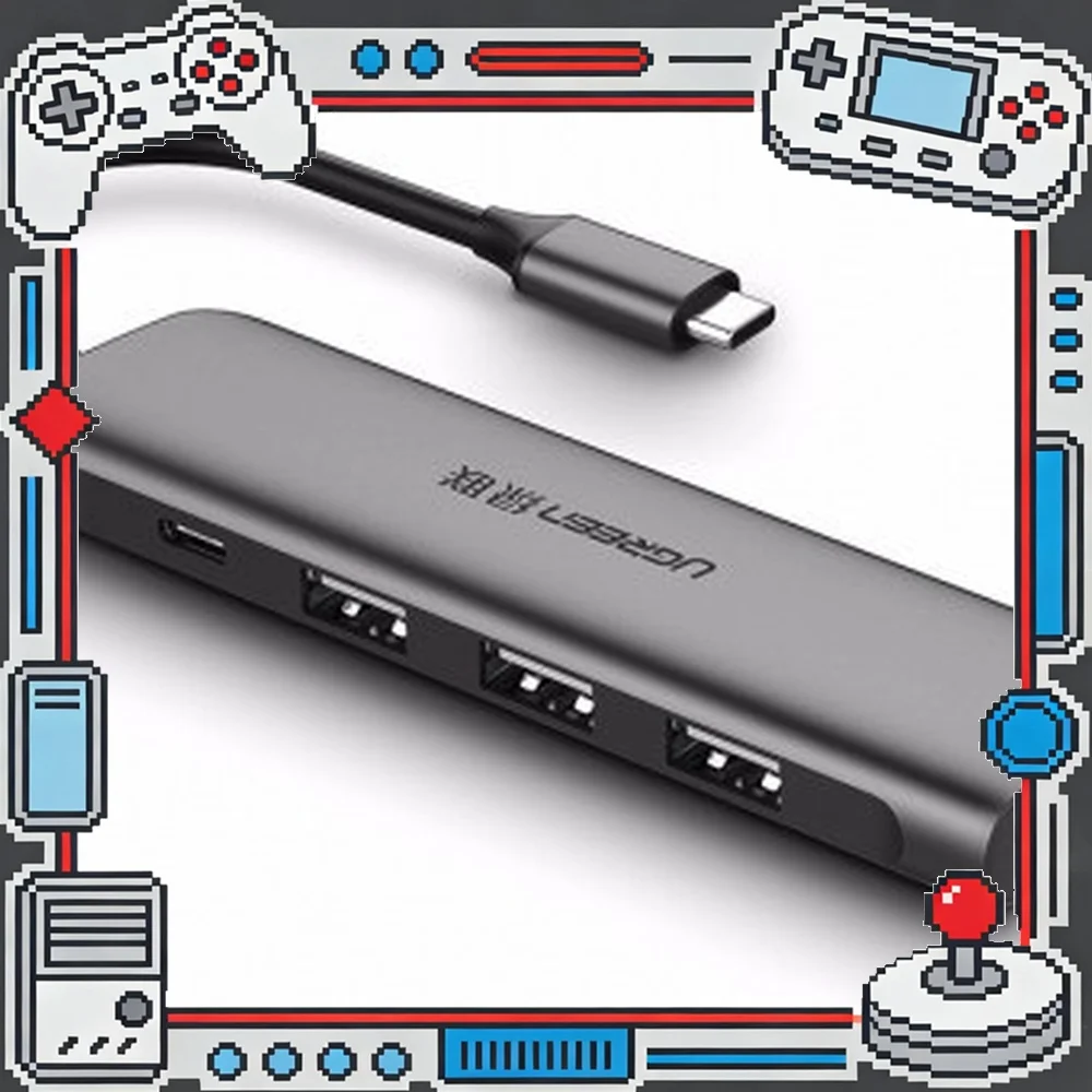 UGREEN 50319 6 in 1 USB C Hub HDMI 4K VGA 1080P 3 USB 3.0 PD Adapter for Laptop PC Monitor