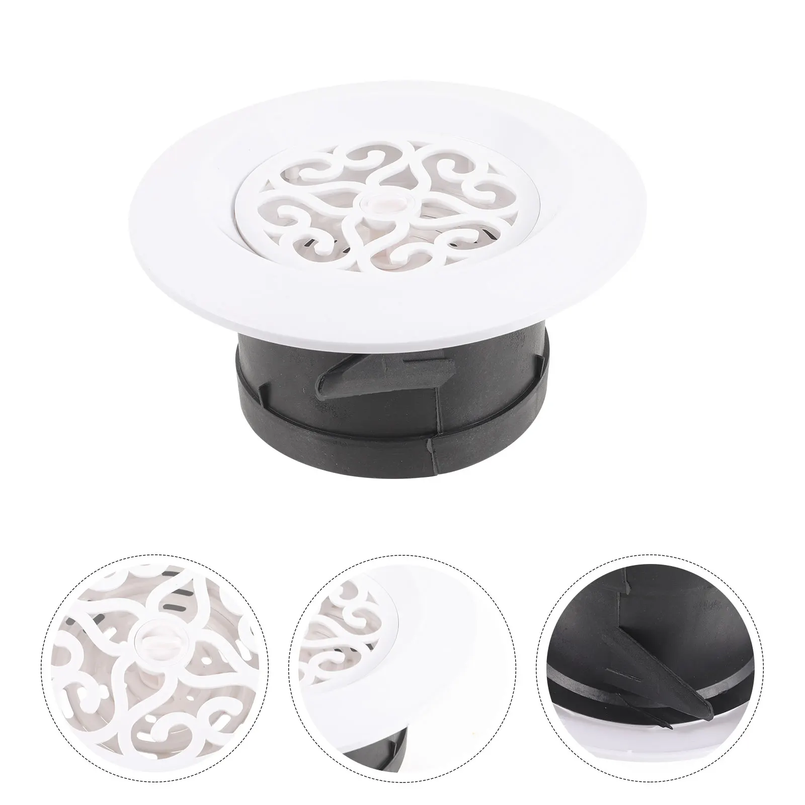 100 مللي متر جديد نظام تنفيس جديد منفذ جولة تنفيس الهواء كوة للمنزل تهوية الهواء سوفيت غطاء العادم مكيف داخلي