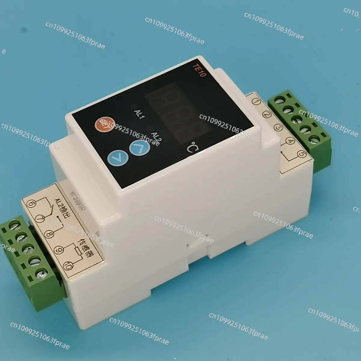 Digital Display Adjustable Thermostat, Guide Rail Type Heating And Cooling Dual-Purpose Temperature