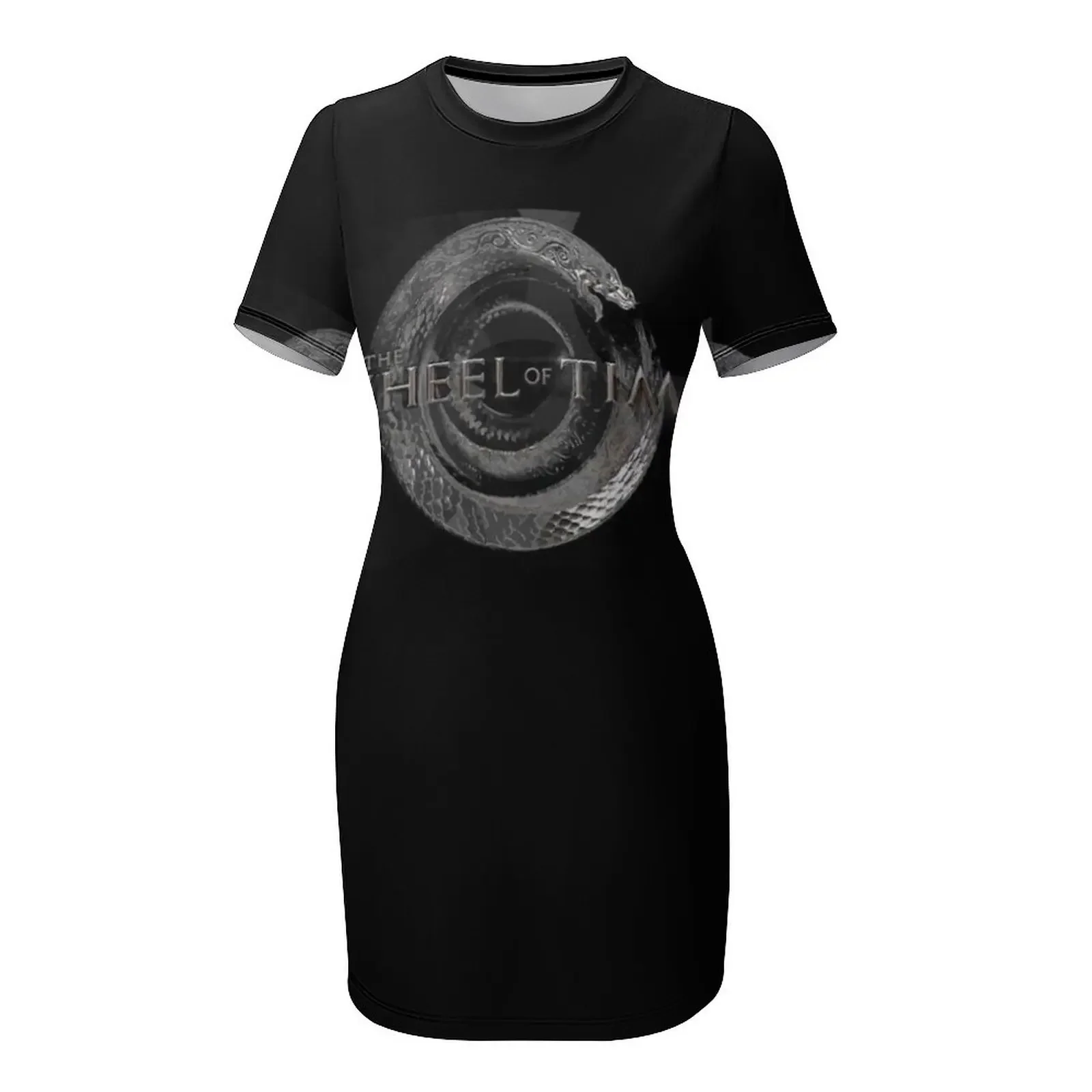 ชุดเดรสแขนสั้นลายล้อแห่งกาลเวลาสำหรับผู้หญิง ปี 2025 ชุดเดรสยาวสำหรับผู้หญิง ชุดเดรสออกงานสำหรับผู้หญิง