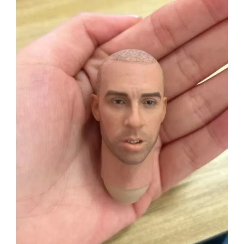 1/6 Scale Mission Man Head Sculpt Male Solider Gunner Head Played Military Guy Head Carving Model for 12in Action Figure Ph Doll
