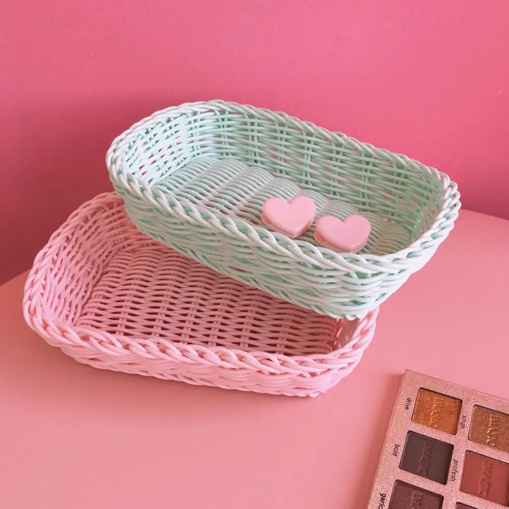 Great Attractive Exquisite Shape 2 Styles Love Heart Shaped Storage Basket Sundries Bin Organizer Basket Large Capacity