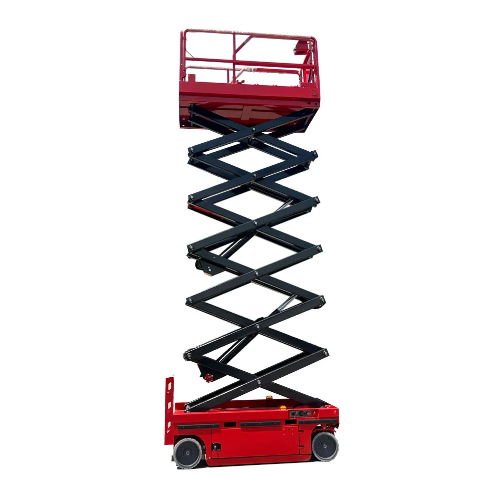 4m 6m 8m 10m 12mSelf Propelled Scissor Lift Platform Electric Aerial Work Platform Mobile Man Lift for Construction Maintenance