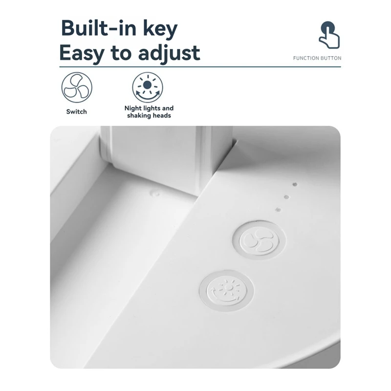 

Портативный четырехсезонный трехступенчатый вентилятор с гибким беспроводным складным настенным подвесом, круглый год, комфорт B