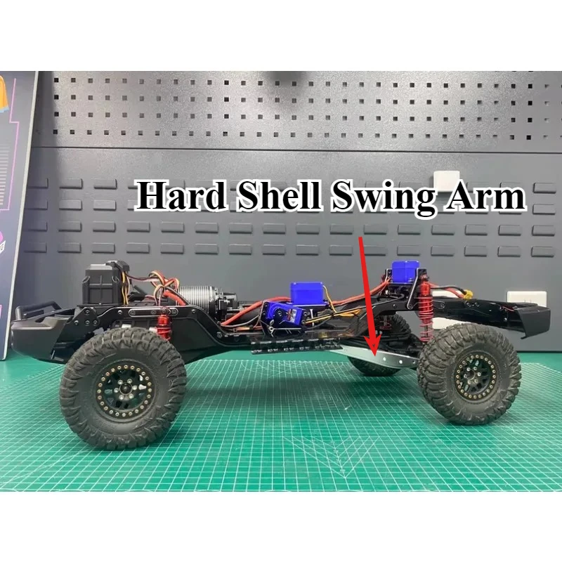 RC Hard Shell Swing Arm Kit Custom Modified Suspension Upgrade Part for KM 1/8 TANK300 Climbing Truck RC Car Spare Accessories