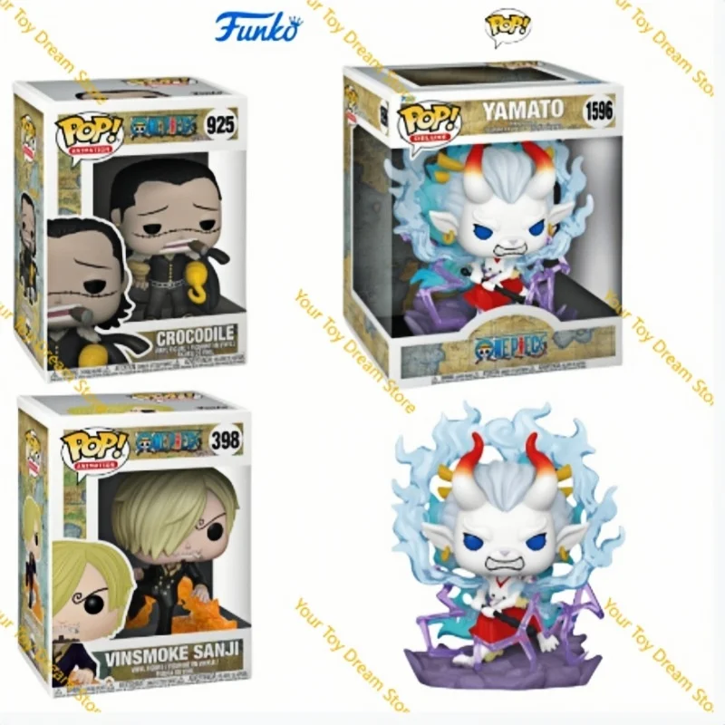 

Original Funko Pop One Piece Figure Deluxe Yamato Sanji Fishman Crocodile Vinyl Sculpture Doll Toy Limited Edition Collect Gift
