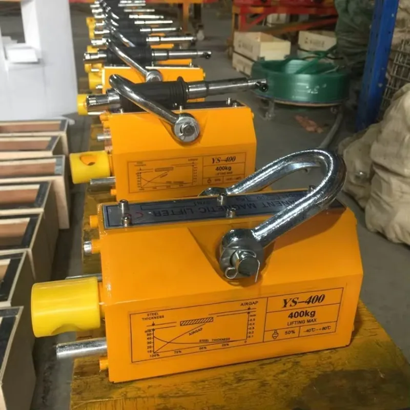 New 100kg-3000kg Pull Force Crane Iron Lifter Electro Magnetic Lifting Hoist Safe Automatic Permanent-magnet Cupule Brand