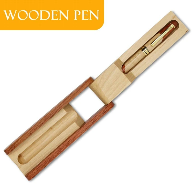 Classic Signing Pen with Case Handcrafted Wooden Vintage Edition for Signature or Business Exclusive Uses-A69M - view 4