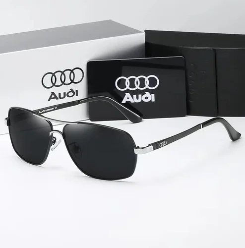 Audi gafas de sol polarizadas UV400 para conducir para hombres/mujeres gafas con montura cuadrada regalo al por mayor para entusiastas de los automóviles 557