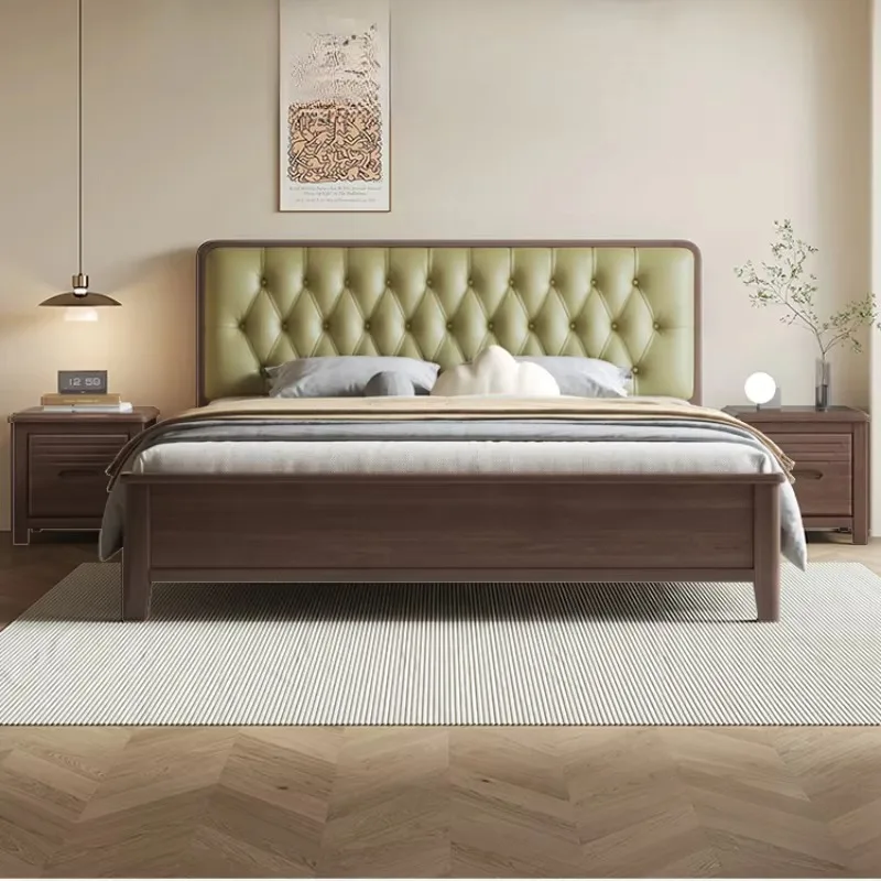 xx-Comforter Double Bed Platform Modern Twin Full Size Double Bed Living Room Bedframe Letto Matrimoniale Home Furniture^