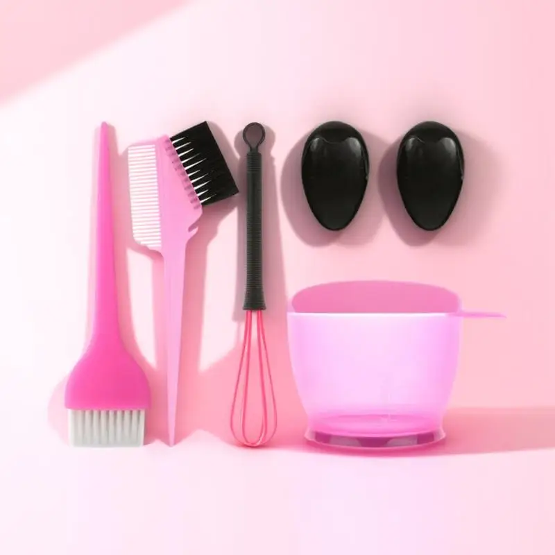 

5pcs In Kit Durable Smooth Tools For Salon Home Use Hair Coloring Tool Hair Coloring Dyeing Tint Kits Supplies