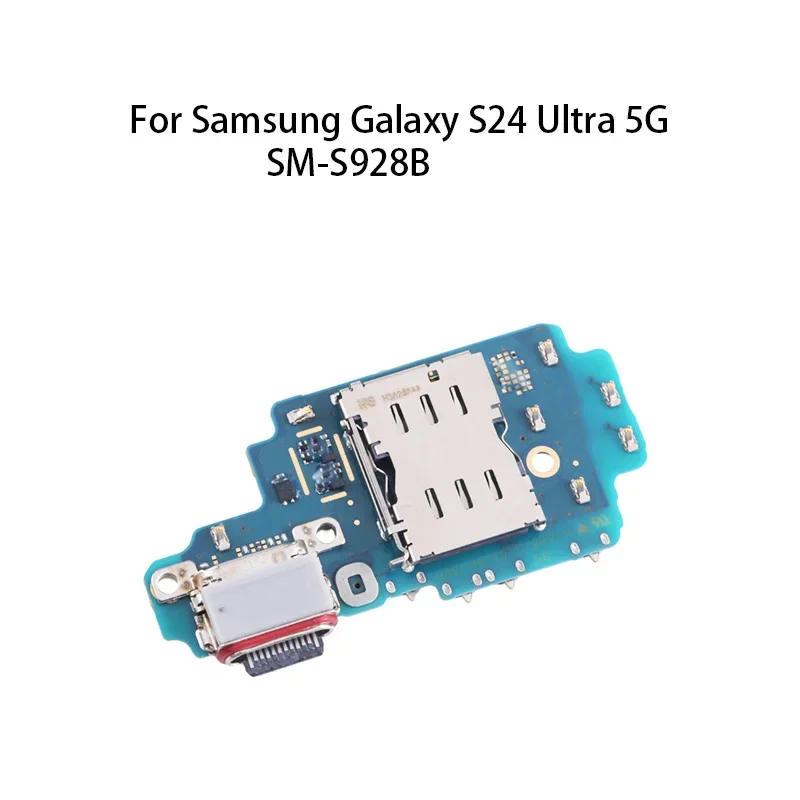 

USB Charge Port Jack Dock Connector Charging Board Flex Cable For Samsung Galaxy S24 Ultra 5G SM-S928B