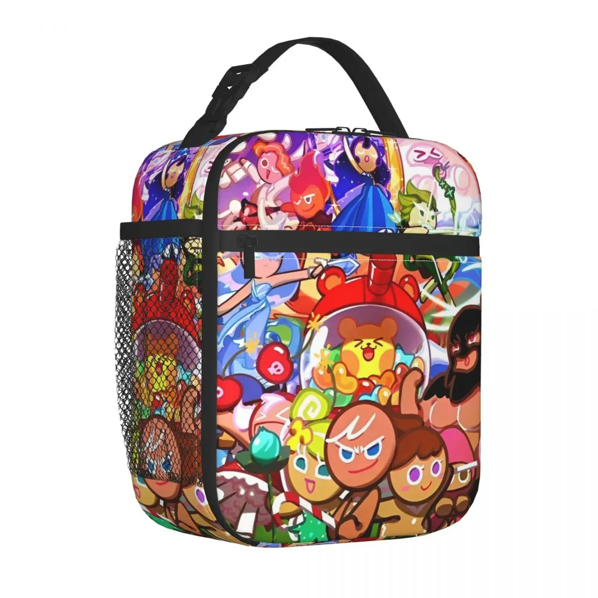 Cookie Run Kingdom Insulated Lunch Bags Thermal Bag Reusable Lunch Container Portable Lunch Box Tote Girl Boy School Picnic