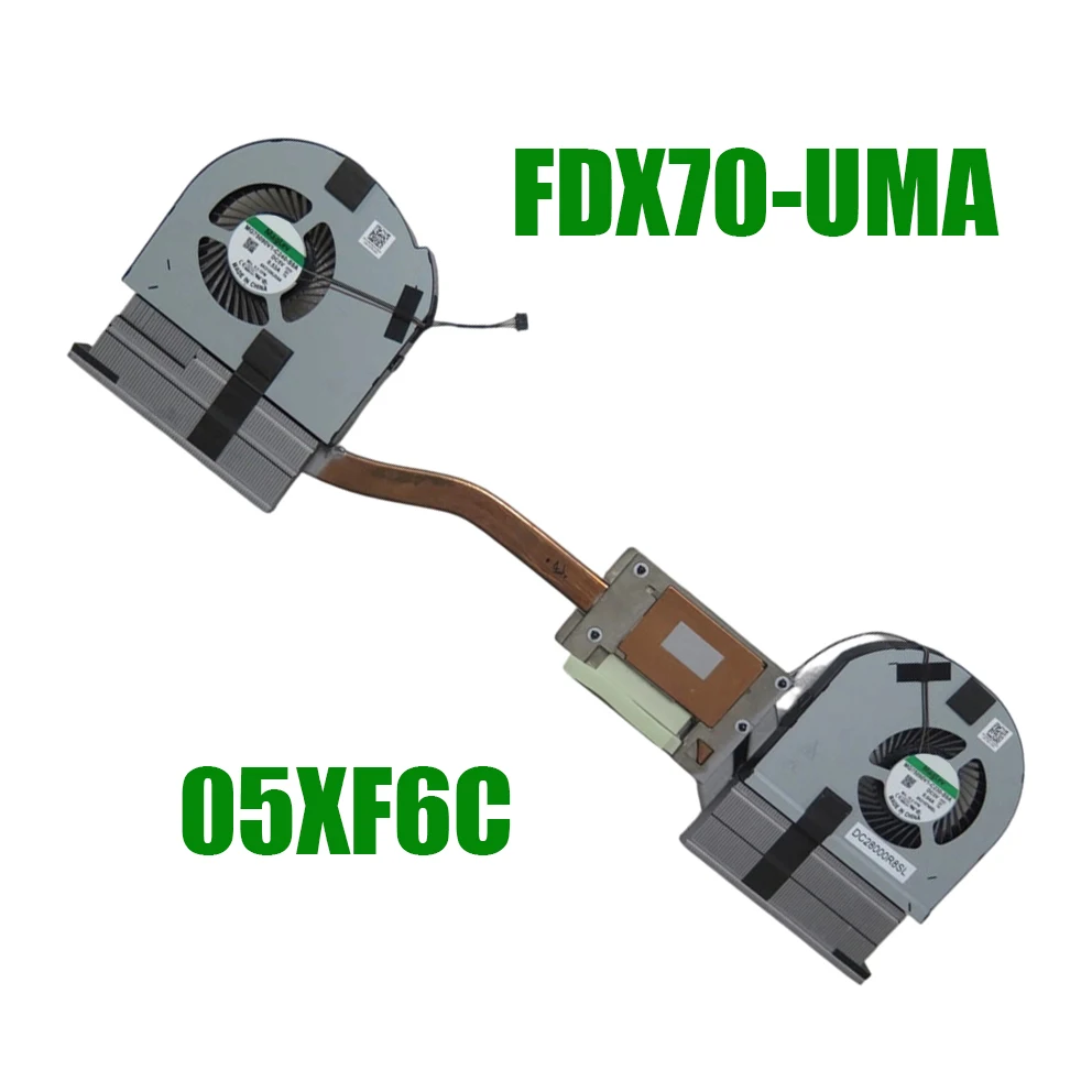 

For DELL For Precision 7750 FDX70-UMA 05XF6C 5XF6C AT2V4008ZCL MG75090V1-C230-S9A MG75090V1-C240-S9A Laptop Heatsink&Fan