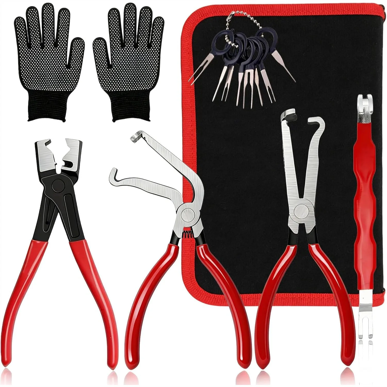 

Electrical Disconnect Pliers - Automotive Terminal Connector Removal Tool Kit for Car Truck Wiring Harness Repair