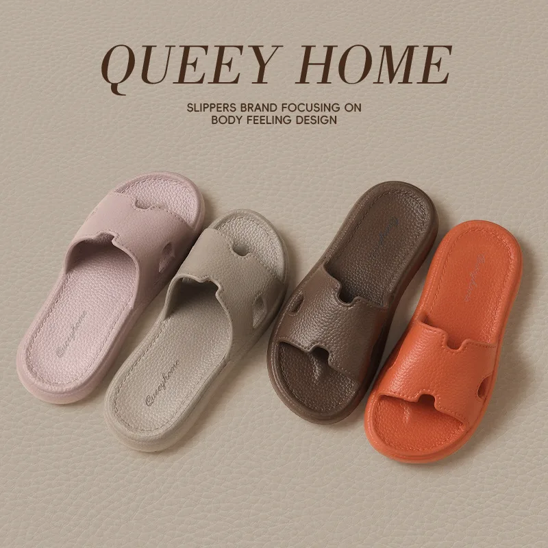 Women EVA Slippers Non Slip Bathroom Shower Home Indoor Outdoor Slides Lightweight Thick Sole Comfortable Summer Beach Sandals view 6