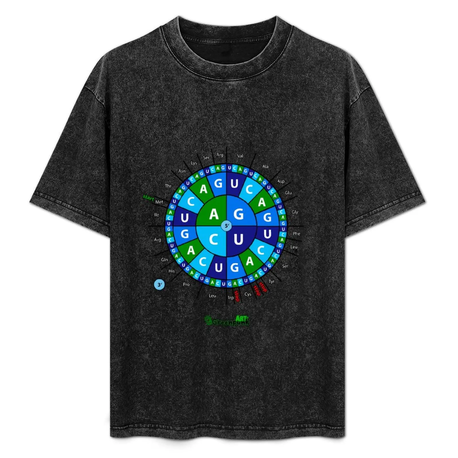 

Amino Acid Codon Wheel T-Shirt Fitness Quick Dry Short Sleeve Top