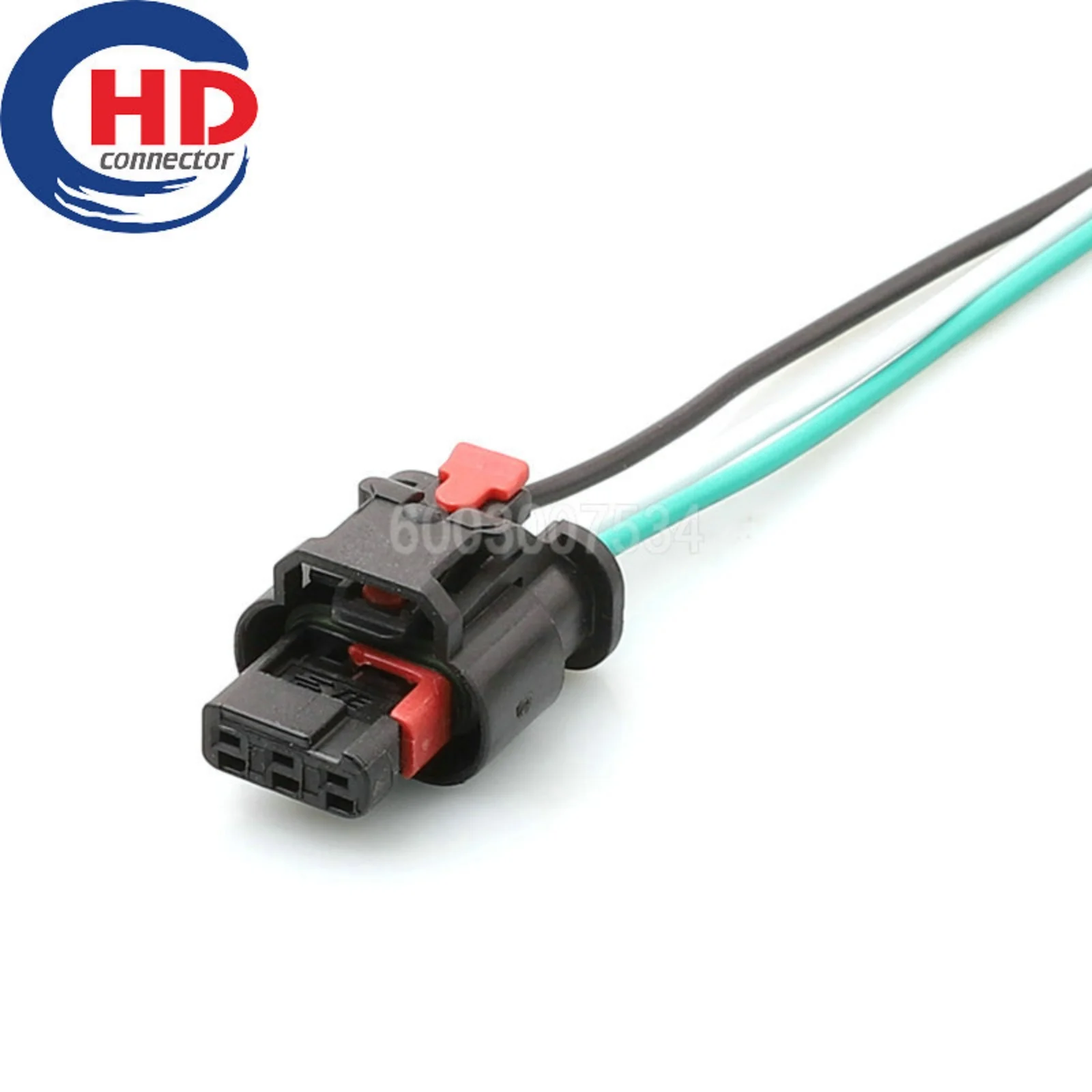 3 Pin Waterdichte vrouwelijke Auto Omkeren Radar Connector Parkeersensor plug Kabelboom 1488991-5 voor ford Land Rover