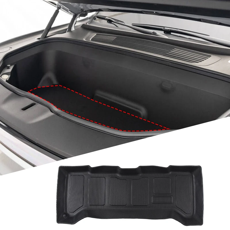 For Rivian R1T R1S 2022 2023 Accessories All Weather Upgrade Upper Layer TPE Front Cargo Liner Trunk Mat Front Trunk Mat