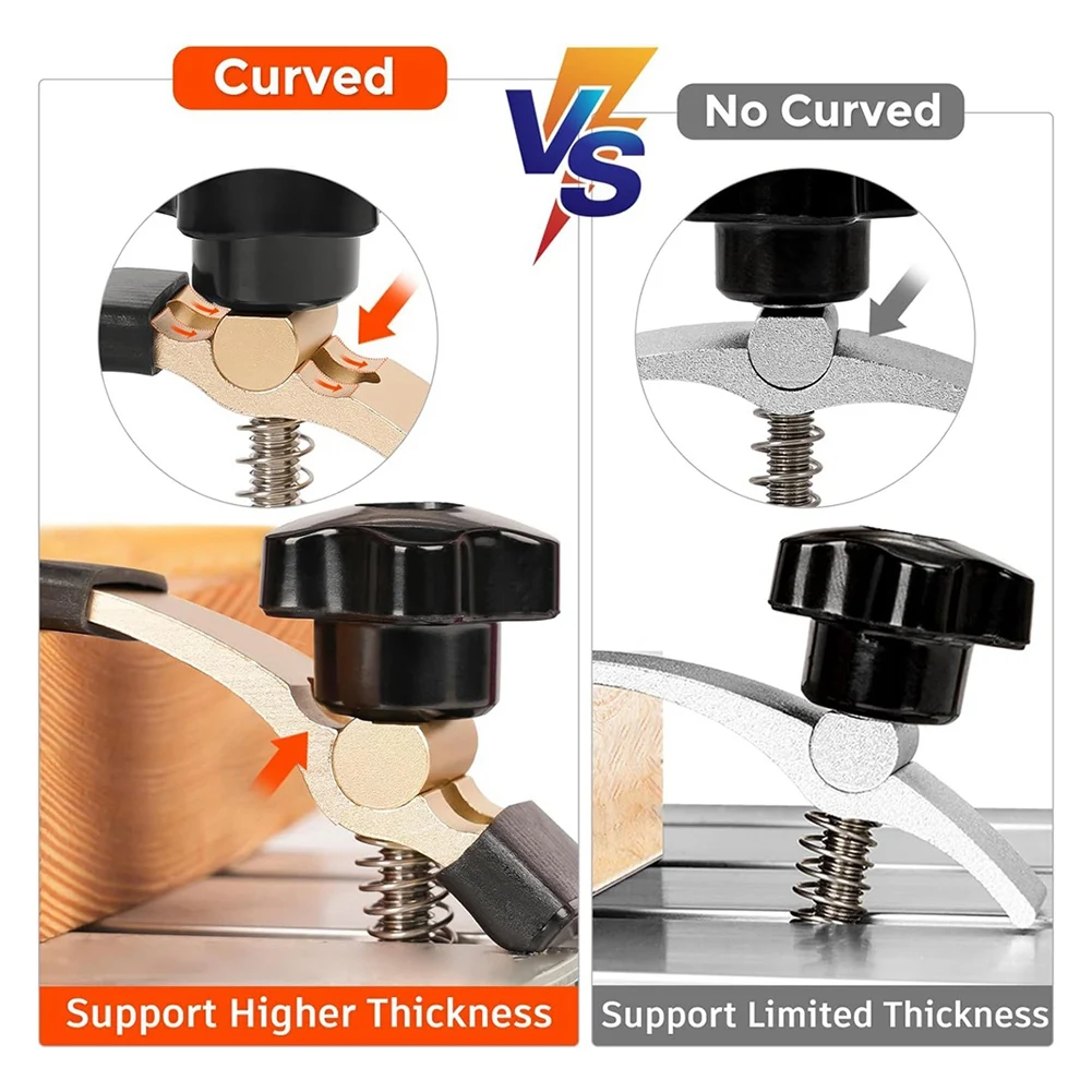 

2PCS Mini Hold Down Clamp Kit, CNC Router Clamp For Woodworking And Metalworking, With 3018 CNC Router Machine