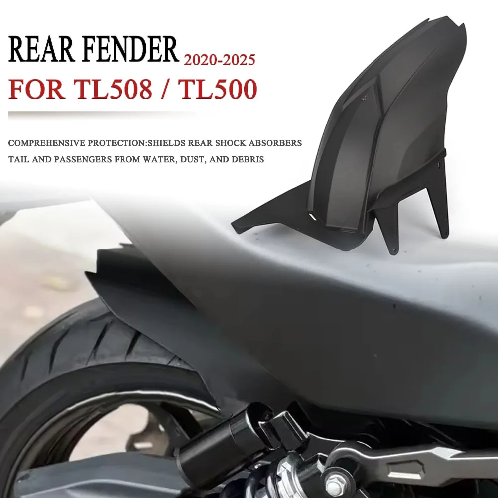 

For SYM Maxsym TL500 TL508 TL 500 508 2020-2025 New Motorcycle Rear Fender Extender Protection Splash Guard Cover Plastic Access