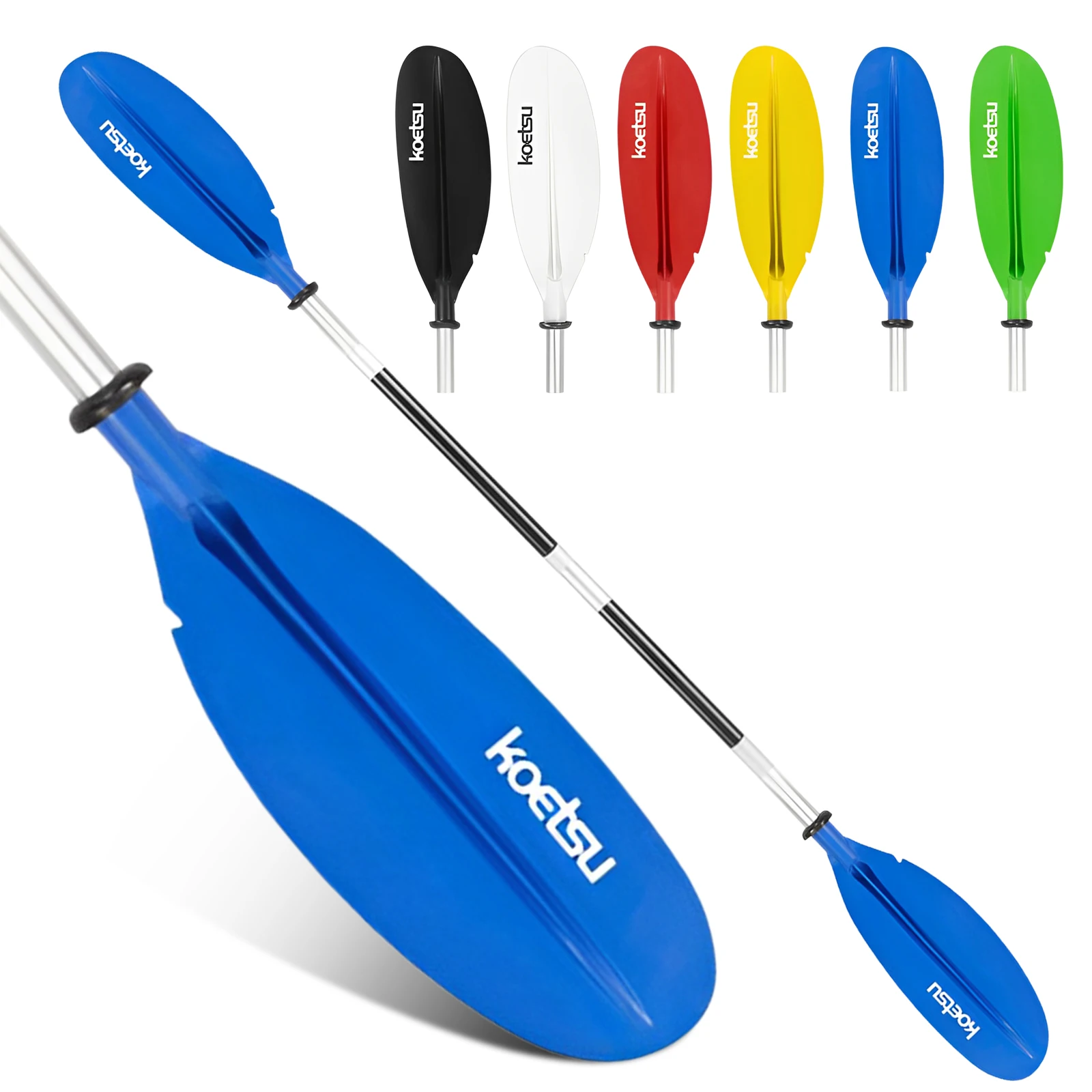 

Регулируемые весла для каяков, съемные весла с двойной головкой из алюминиевого сплава для гребли каяков и каноэ, легкие путешествия