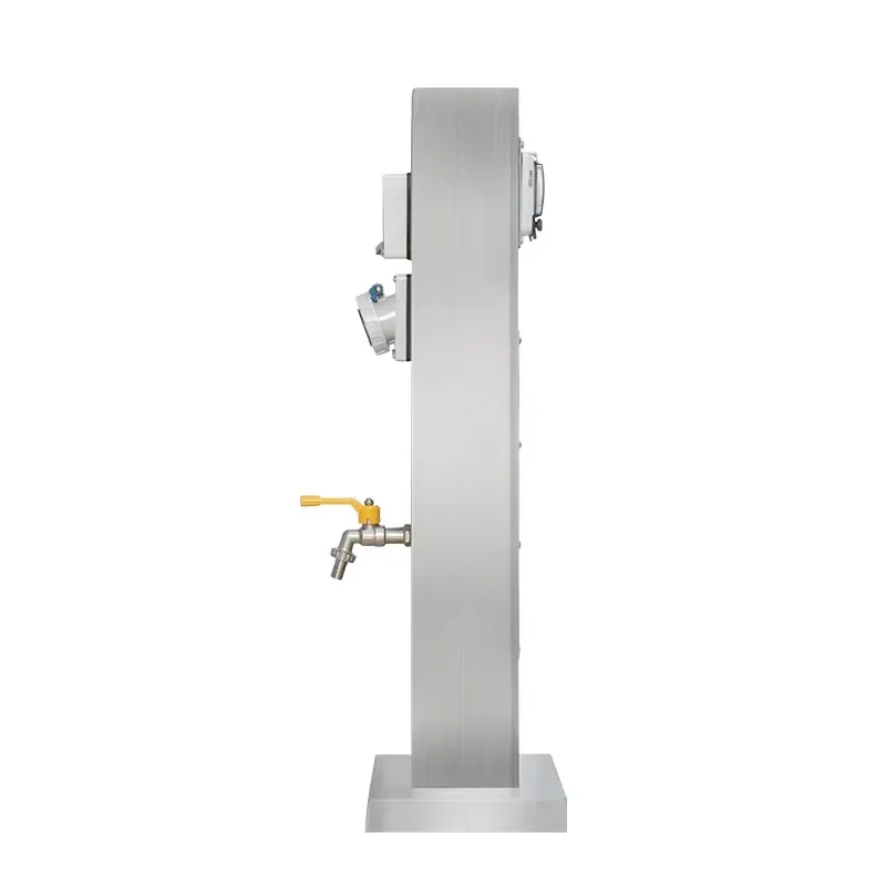 Outdoor Multifunctional IP66 Waterproof Socket Pillar Industrial Stainless Steel Plug RV Campground Water, Power Supply