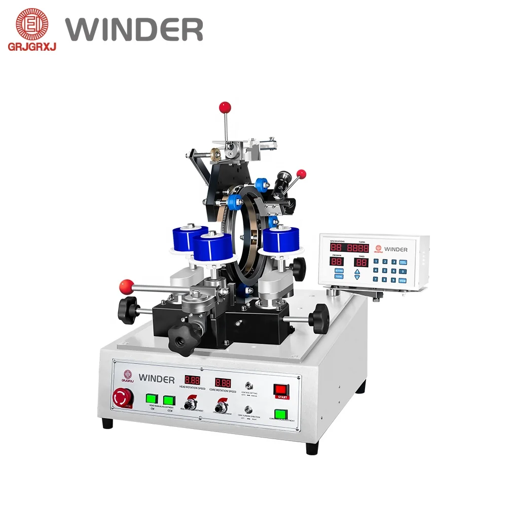 Toroidal Transformer Winding Machine Gear Type Fan Motor Audio Coil Winding Machine Motor Stator Winding Machine
