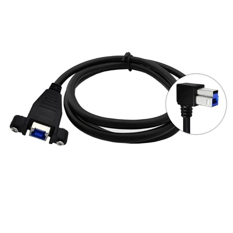 USB Extension Cable 90 Degree Angled USB Type Male to Type Female C1FD