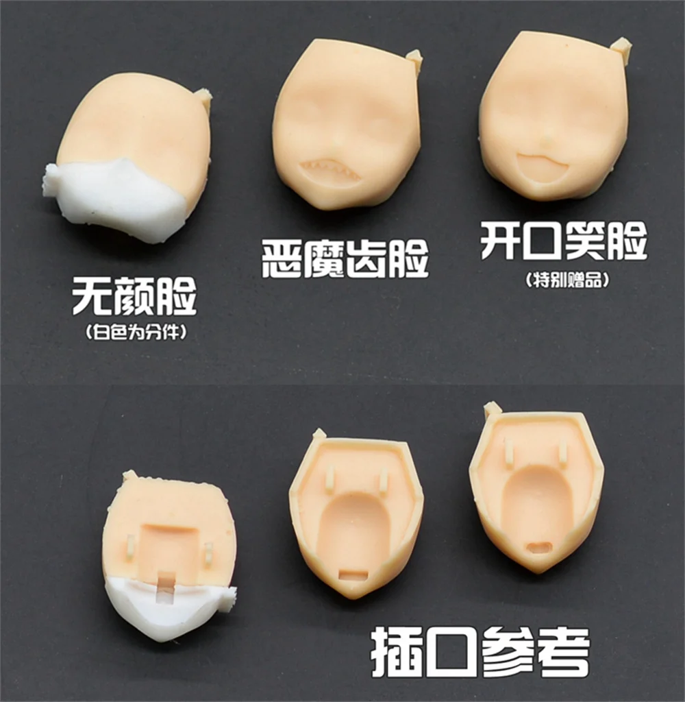 SH STUDIO FS17B 1/12 Maßstab Resin GK Teile: Elektrische Gesichtsform mit Pony-Frisur für 6-Zoll-Göttinnen-Körperzubehör – Detail 8