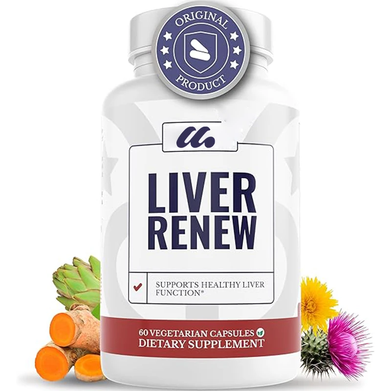 Liver cleaning, detoxification, and repair - liver support supplement containing artichoke extract, milk thistle, dandelion