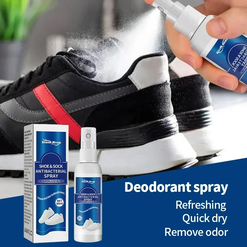 Antibacteriano Foot Odor Spray para Sapatos, Meias De Sapato, Removedor De Odor, Desodorante, Purificador De Cuidados Com Os Pés, Desodorante, Spray