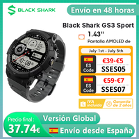 Global Version Black Shark GS3 Sport Smartwatch 1.43'' AMOLED Display 18-Day Battery Life 5ATM GNSS