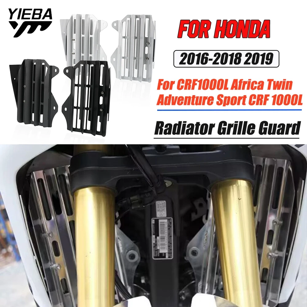 

Motocycle Radiator Grille Cover Water Tank Guard Protection For Honda CRF1000L Africa Twin Adventure Sport CRF 1000L 2016 - 2019