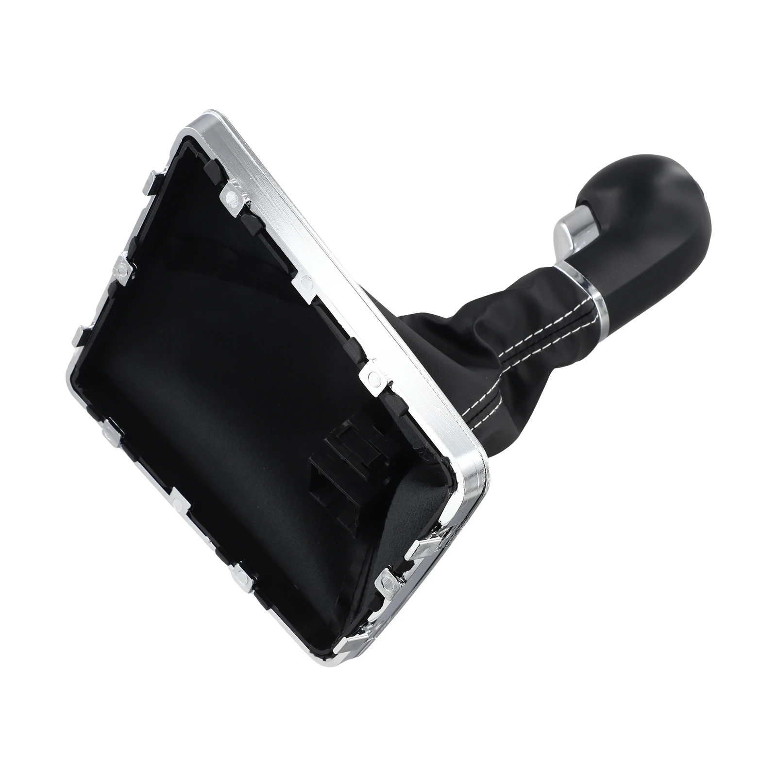 Black Leather Gear Shift Knob for For OPEL For MOKKA X J & For VAUXHALL 5 Speed Manual Transmission Compatible