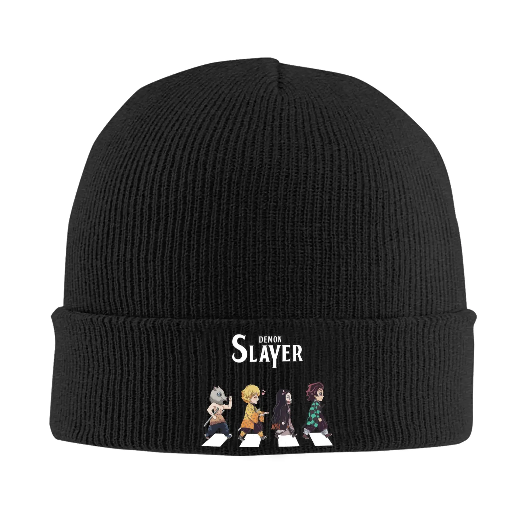 

Шапка-бини унисекс DEMONs SLAYERs аниме INOSUKE Merch Зимняя вязаная шапка с черепом Вязаная шапка