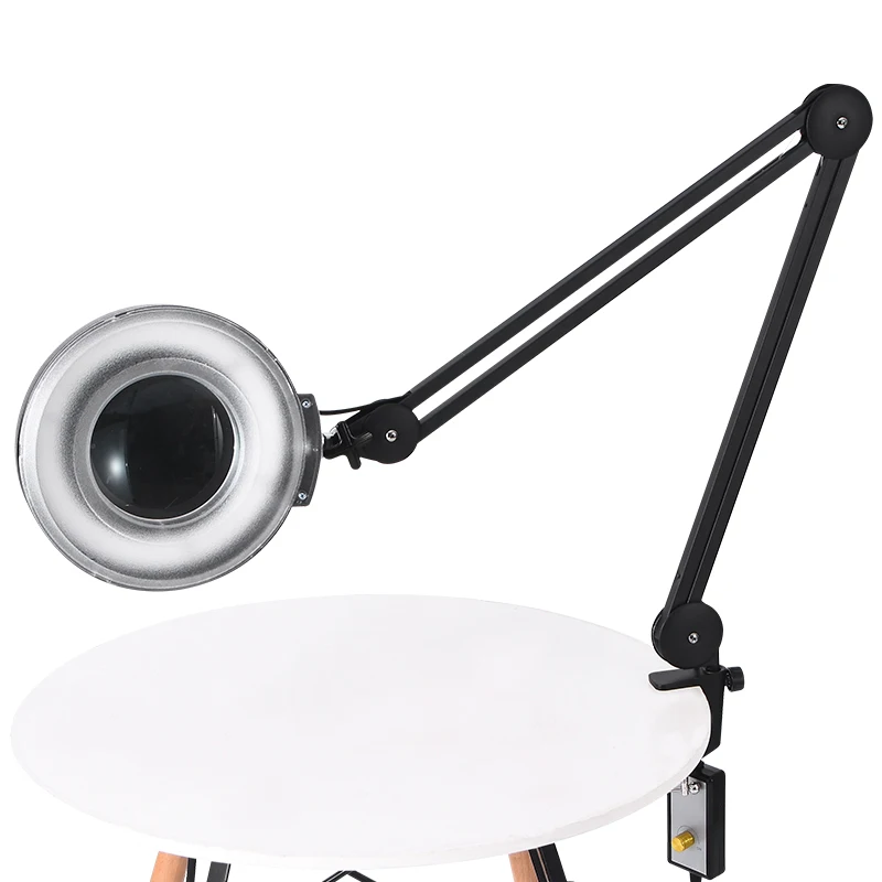 

High quality adjustable cold magnifying glass with led light