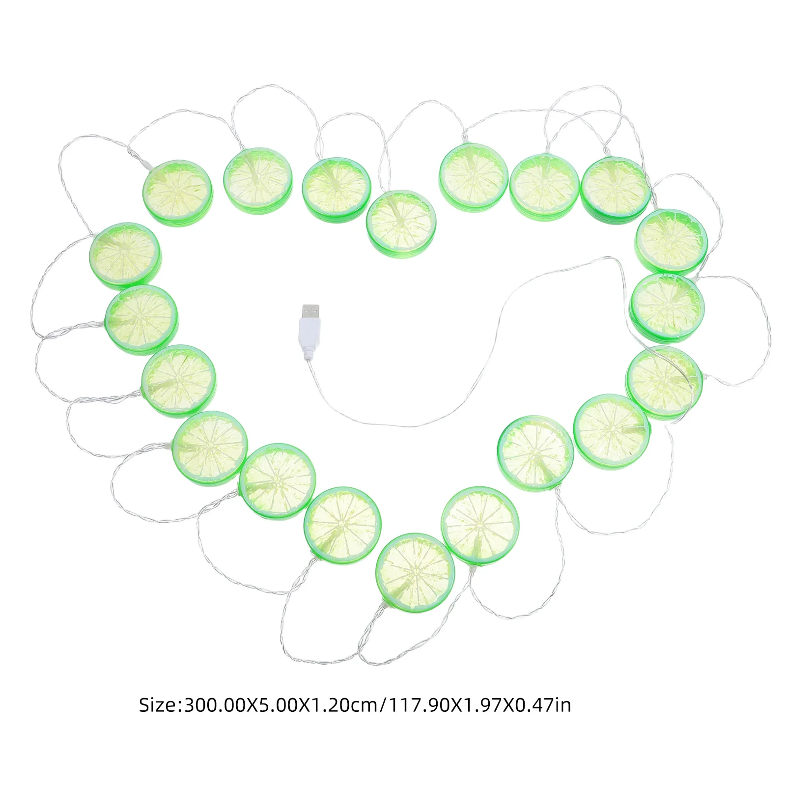 10 متر 50Led الجير شريحة سلسلة أضواء Usb بالطاقة للداخلية في الهواء الطلق حفل زفاف الديكور التخييم حديقة الجنية أضواء