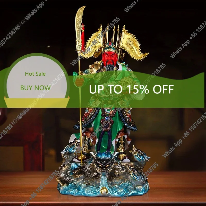 67 N JWhite Jade Guan Gong Statue Wu Cai God Ye Jiulong Guan Er Ye Standing Statue Guan Sheng Emperor Yu To Attract Wealth And O