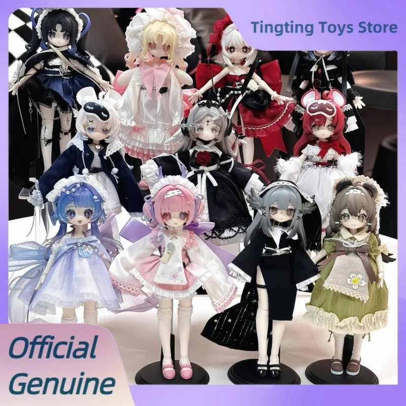 

Genuine Meki Creaters'S Essence Mjd Blind Box 1/12 Bjd Action Figure Ornaments Toys Doll Kawai Joint Movable Doll Birthday Gift