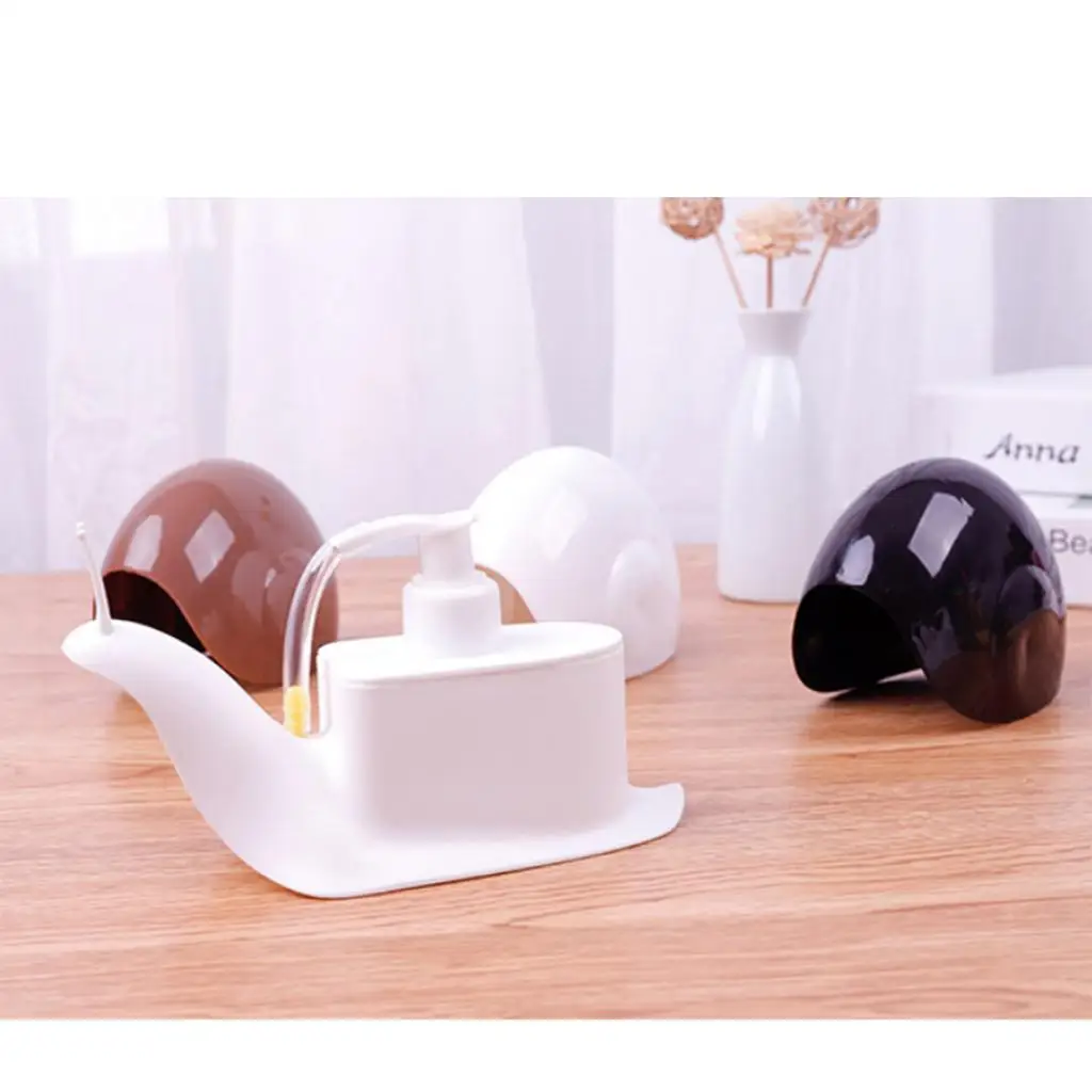Bottles Push Type Snails Shape Liquid Soap Storage Bottles 3 Color