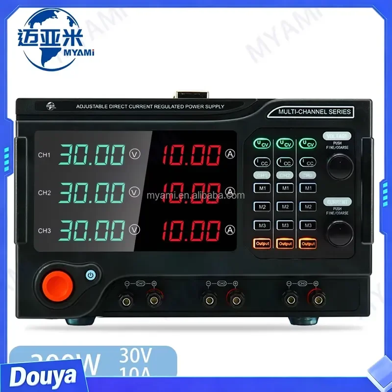 For MYAMi 15V 5A Adjustable Lab Programmable Multiple Channel Bench DC Power Supply 10A Output Current 220V Input Voltage