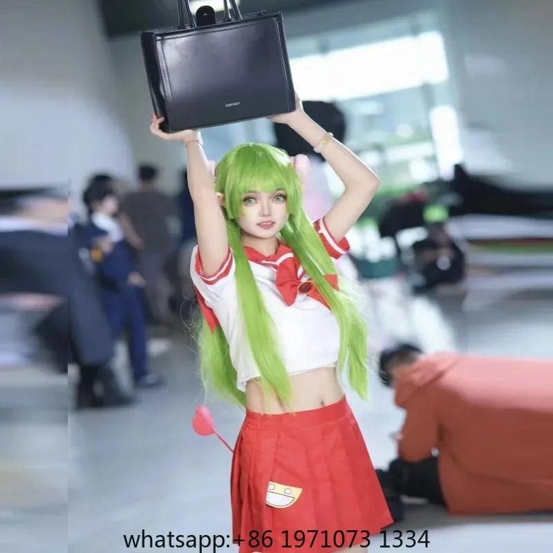 Anime Welcome to Demon School Iruma-kun Valac Clara Cosplay Costume wig Women school Uniform JK Hair Accessories Hallowmas suit