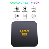 Q96 X3 TV Box Android 13 WIFI 4G 1GB 8GB Allwinner H313 Quad Core 4K HD Media Player Android Smart Set Top Box Home Theater iptv